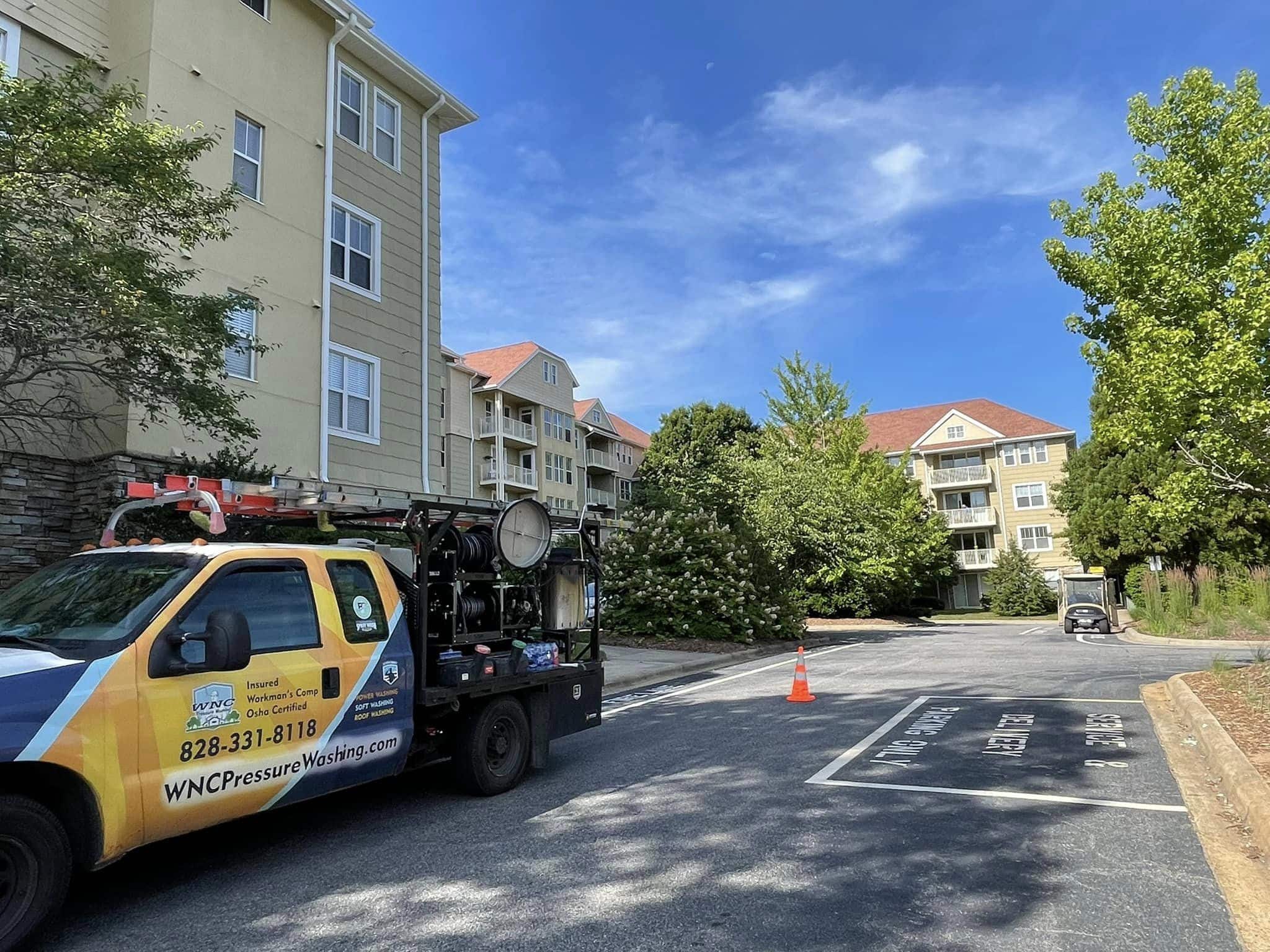 commercial power washing Asheville NC