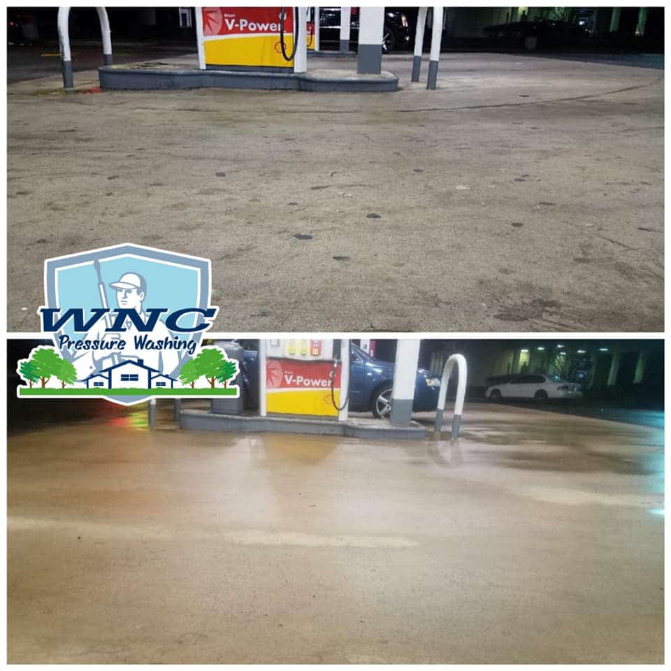 parking lot cleaning